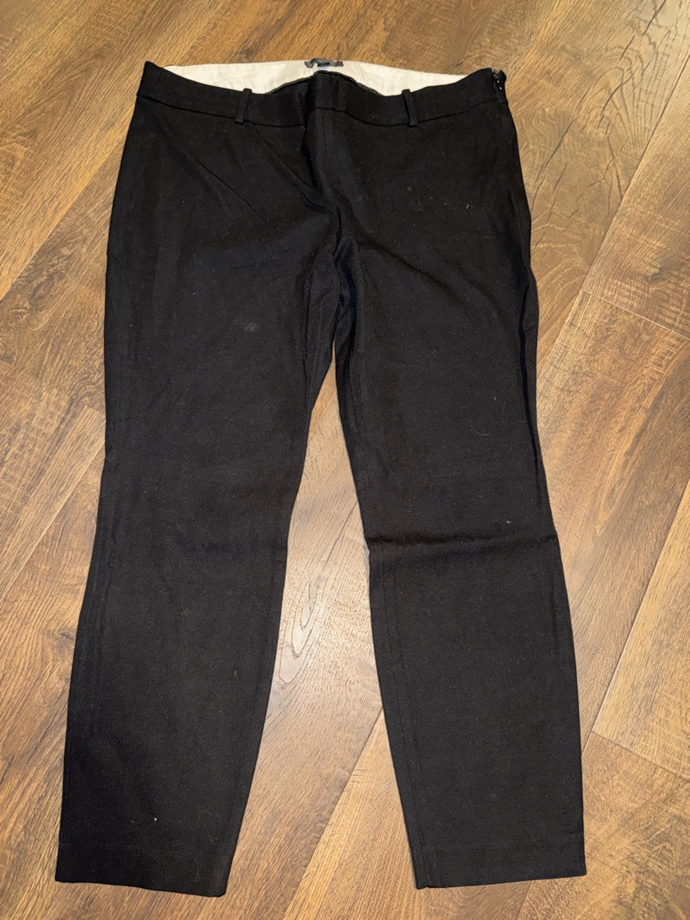 J. Crew Black Straight-Leg Women's Pants
